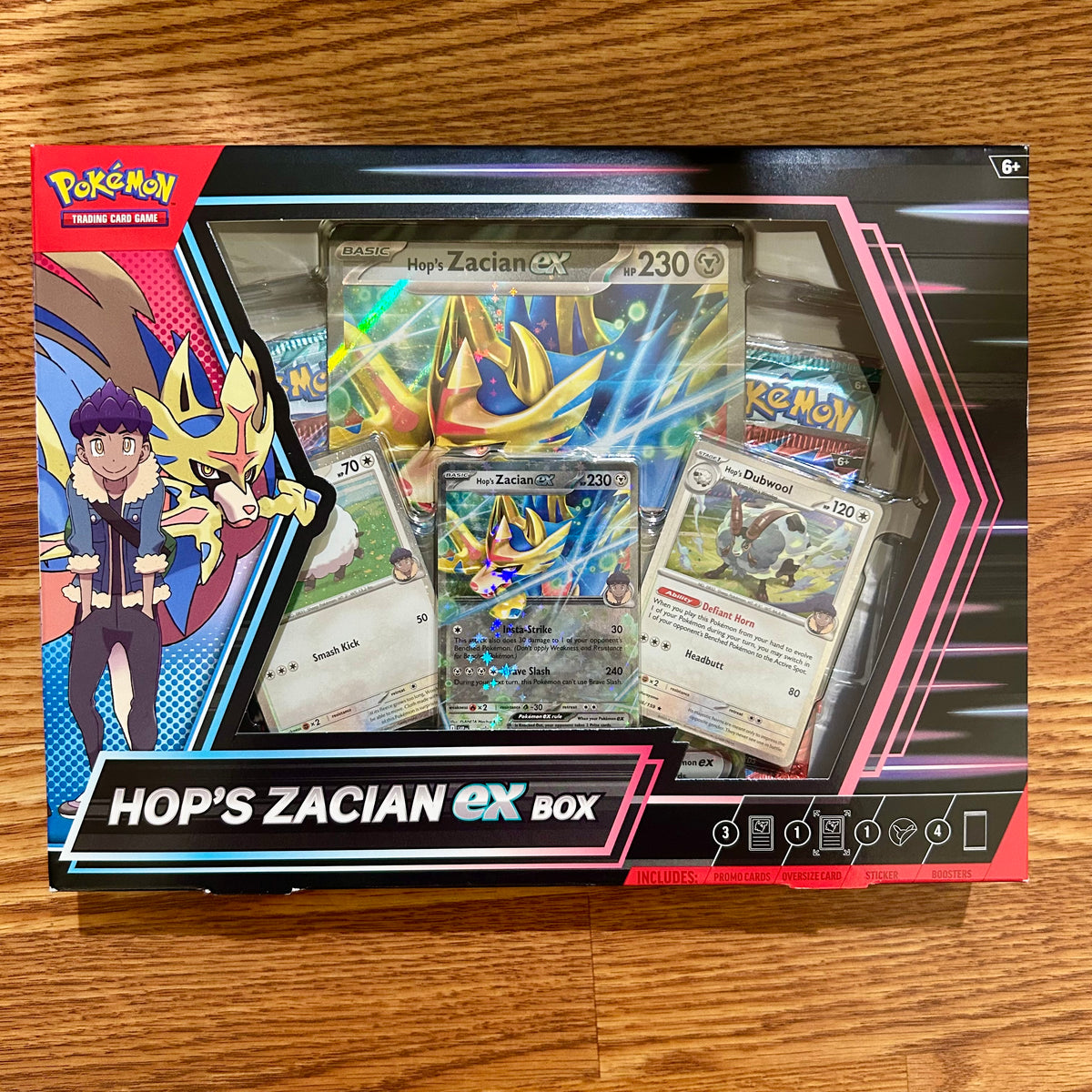 Hop's Zacian ex Box