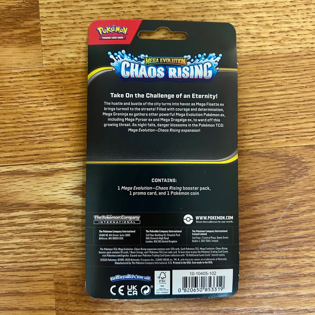 Toxel Single Blister Pack back