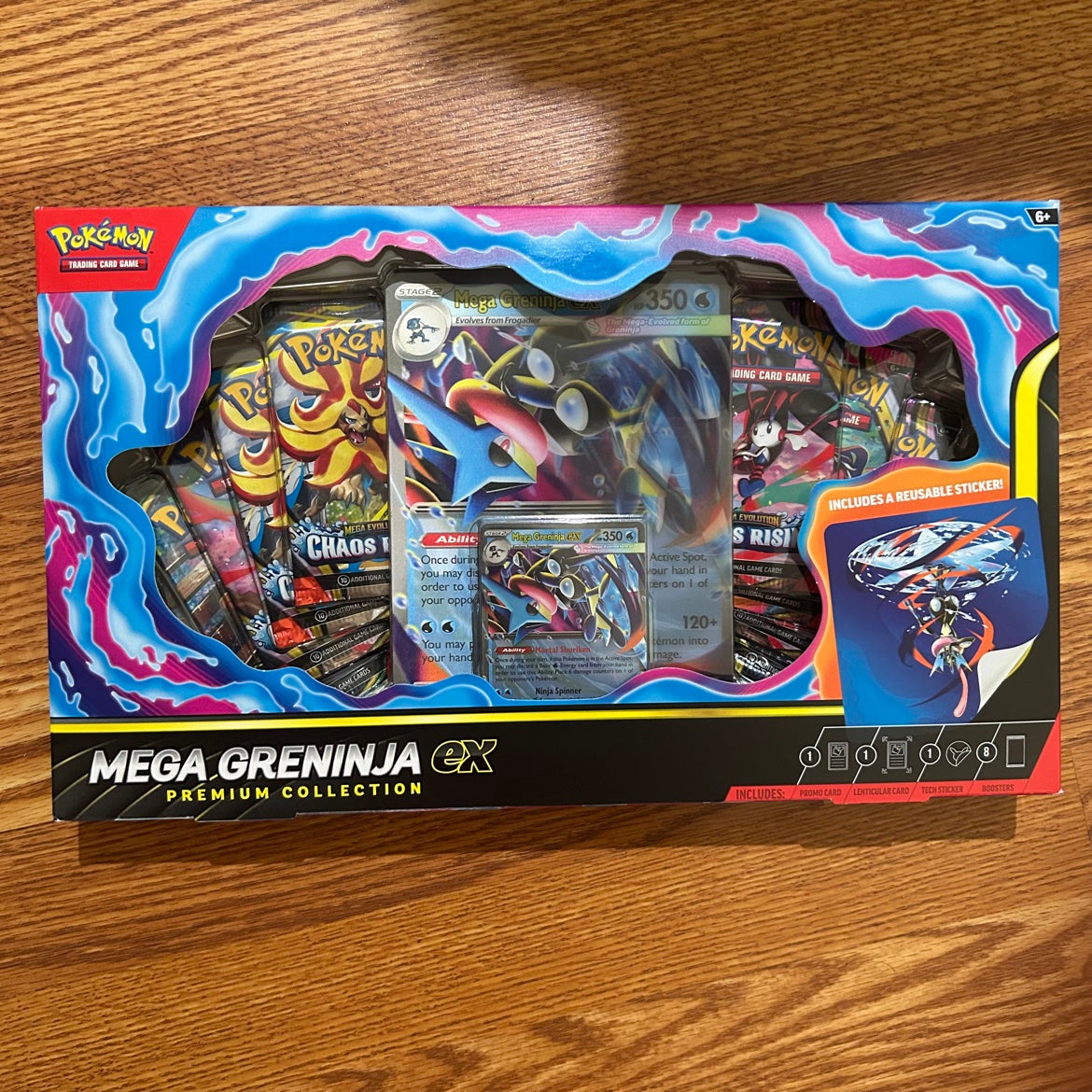 Mega Greninja ex Premium Collection back