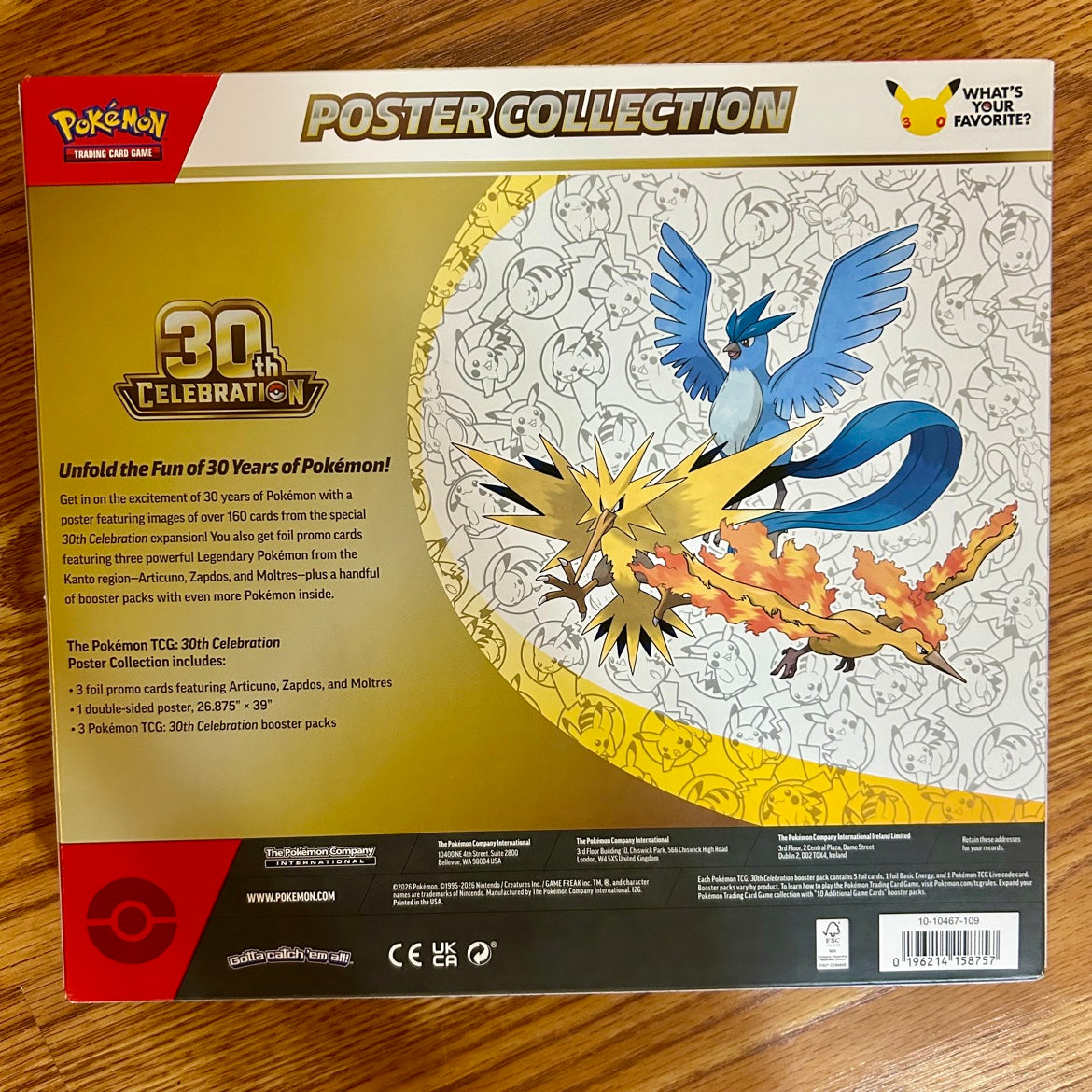 Poster Collection Legendary Birds back